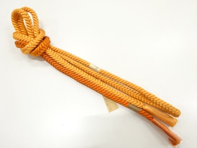 JAPANESE KIMONO / UNUSED HAND-TIED OBIJIME